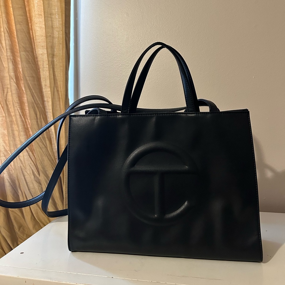 Telfar Black Medium Shopping bag